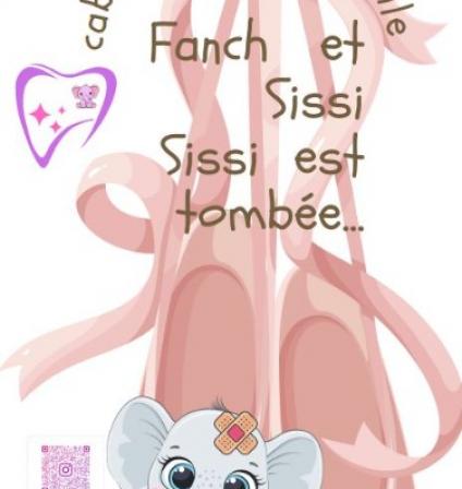 Sissi est tombée
